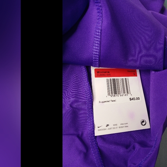 Nike Women's Dri Fit Training Shorts Sz Large New - Picture 6 of 8